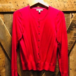Pink Banana Republic cardigan